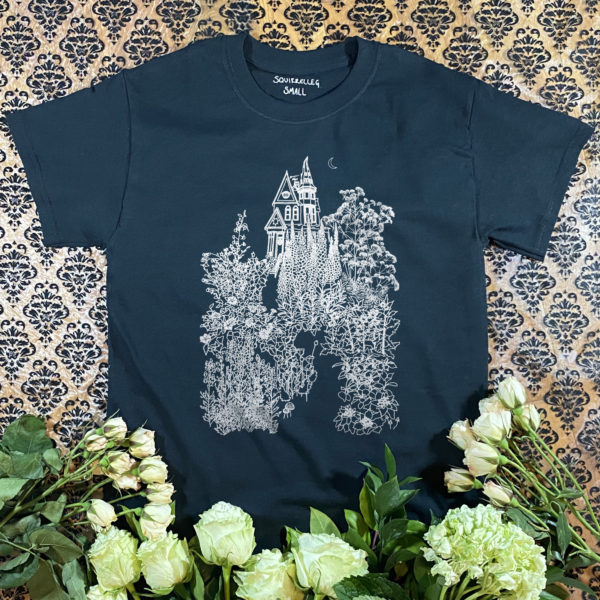 Black Flying Ointment Garden T-Shirt