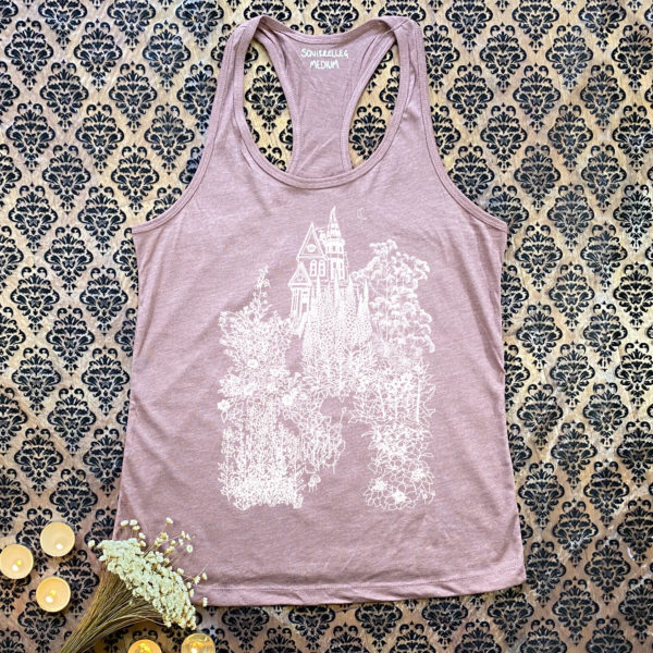 Pink Flying Ointment Garden Tank Top