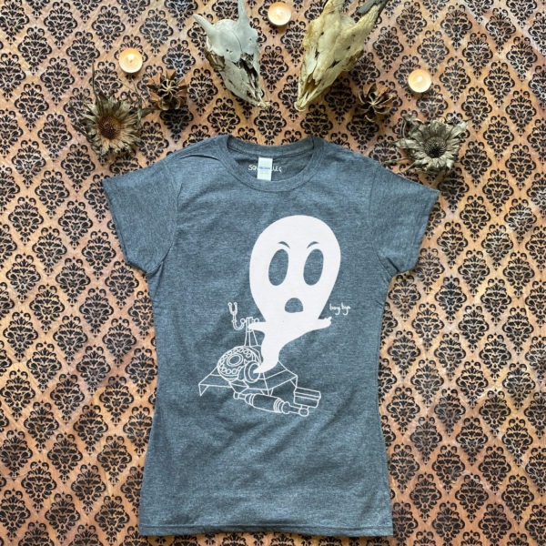 Fitted Grey Ghosted T-Shirt