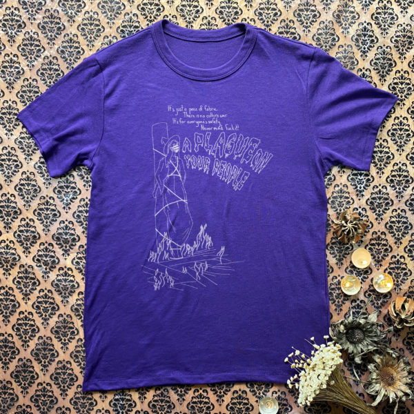 Purple Wear a Mask T-Shirt