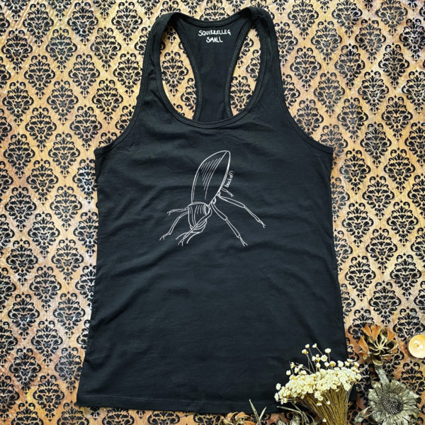 Black Stink Bug Tank Top