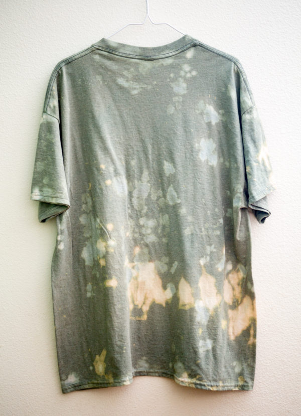 Green Bleach Dyed Shirt 3 Back